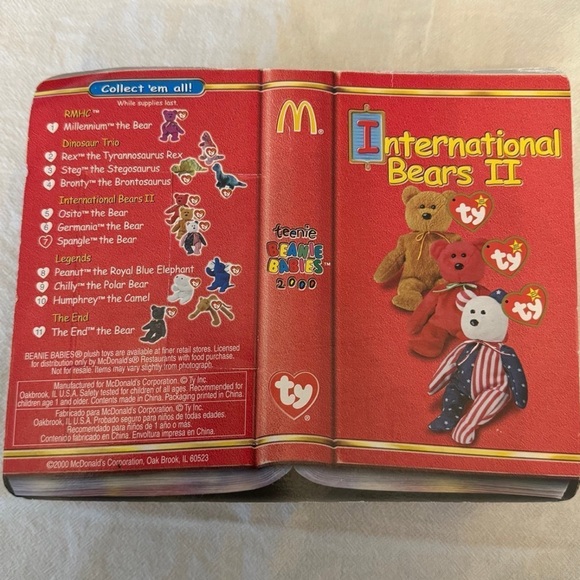 TY Beanie Baby Spangle the Bear Patriotic Collectible 90s McDonald’s USA 1999 - Picture 8 of 8